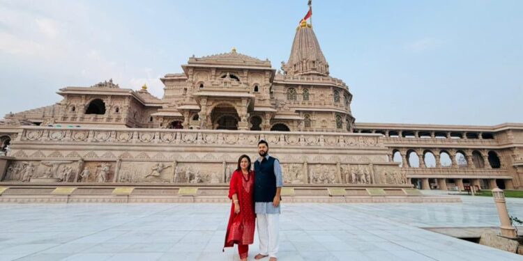 स्वदेश फर्किनुअघि अयोध्या पुगे रवि लामीछाने